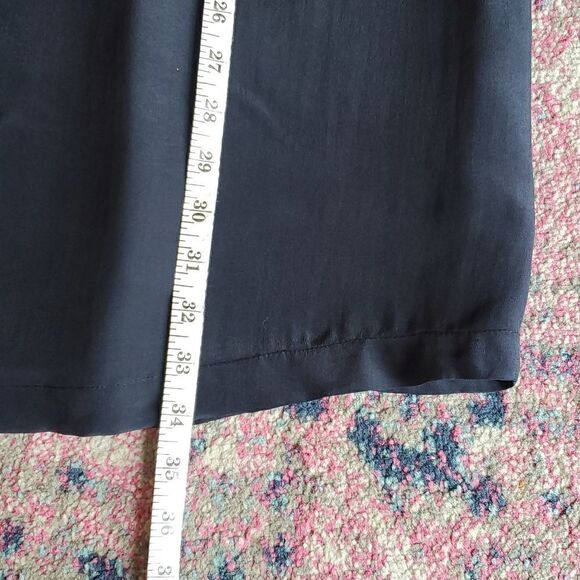 French Connection 100% Silk Long Sleeve Dress Size 4 - Picture 12 of 16